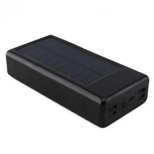Потужний портативний Powerbank UKC 8058 Solar Charger 60 000MAh, із сонячною панеллю, кабелями та ліхтариком