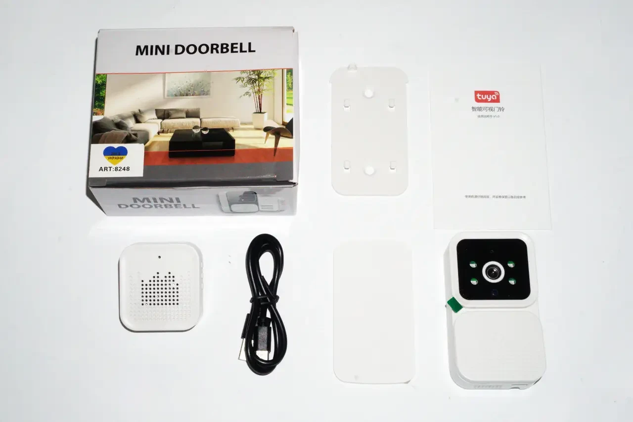 Беспроводной дверной видеозвонок WiFi Smart Doorbell M6