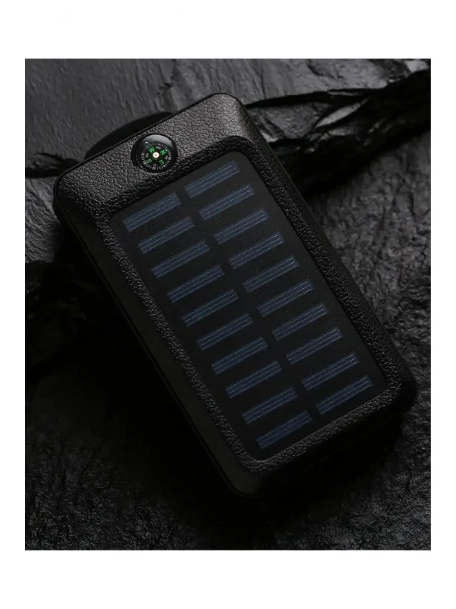 Повербанк с фонариком и солнечной батареей + компас Viaking 50000 mAh N2