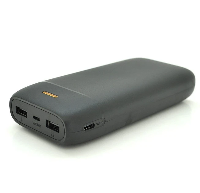 Портативная универсальная батарея LENYES PX267 Black 20000mAh 2A 5W USB,Type-C,MicroUSB