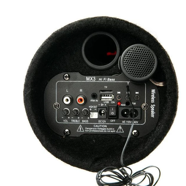 Колонка бездротова Сабвуфер 5" Bluetooth FM 12 В і 220 В 500 W BOSCA чорна