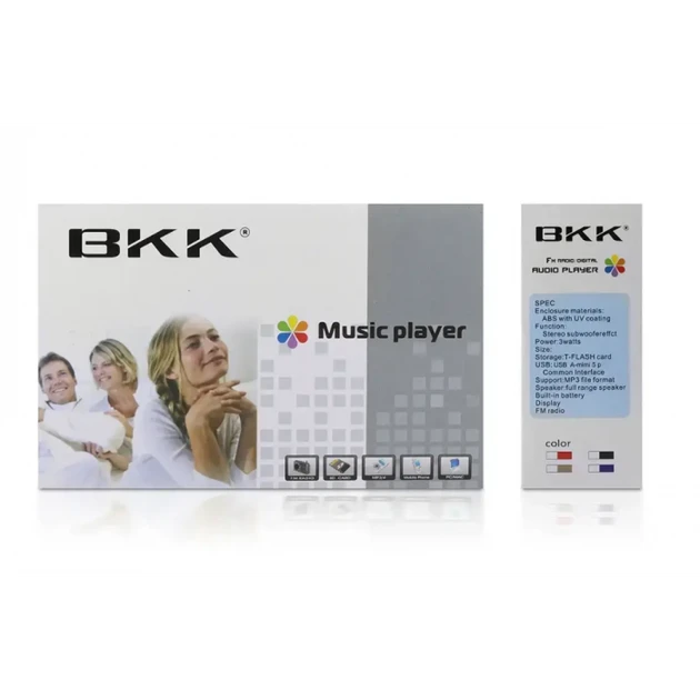 Радиоприёмник аккумуляторный BKK S61 Радио колонка с FM USB MicroSD