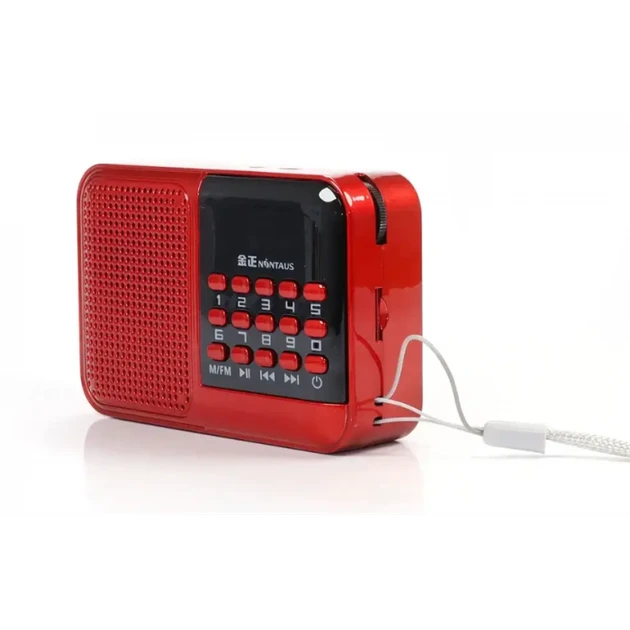Радиоприёмник аккумуляторный BKK S61 Радио колонка с FM USB MicroSD