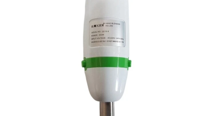 Блендер заглибний HAEGER HG-283G 2 швидкості 350 Вт білий/зелений