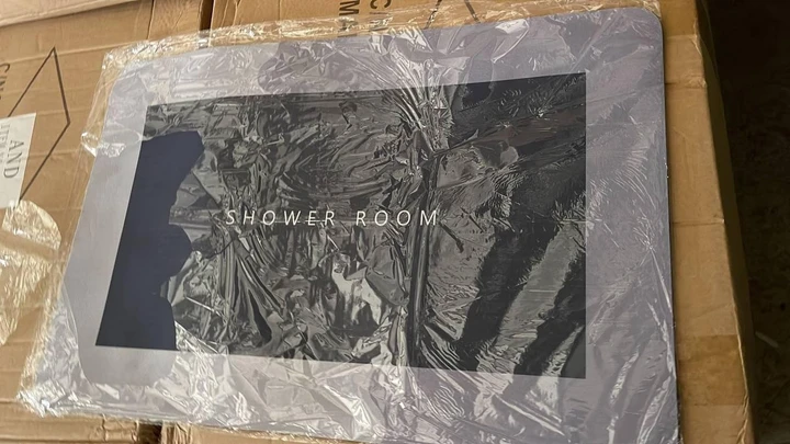 Універсальний антиковзний килимок для ванної Shower Room 40х60 см колір коричневий