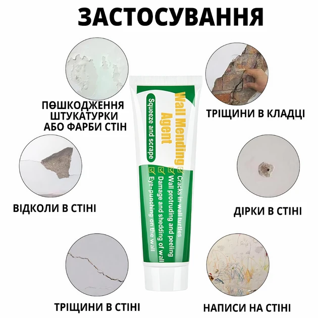 Крем-паста для ремонту тріщин у стіні WALL MENDING AGENT