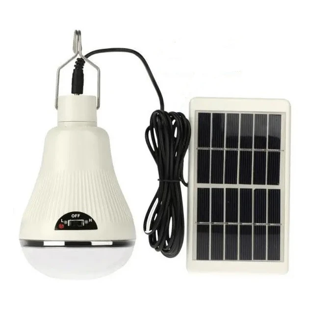 Аккумуляторный фонарик 10W с солнечной панелью Golden Road GR-020 для улицы и помещений