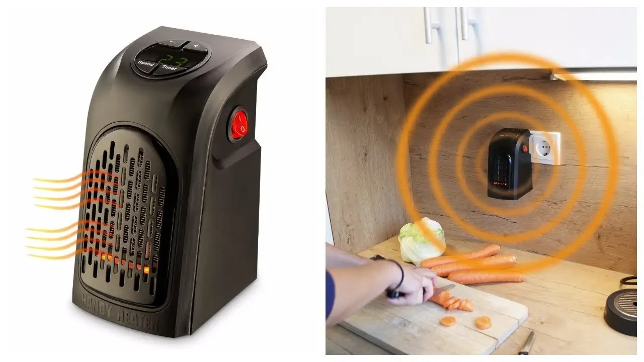 Мини обогреватель 400W Handy Heater с пультом, обогреватель электрический тепловентилятор портативный