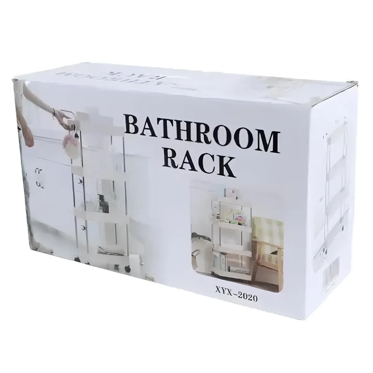 Етажерка на колесах 4 яруси (87×38×13 см), Bathroom Rack / Підлогова полиця-органайзер/ Стелаж-етажерка