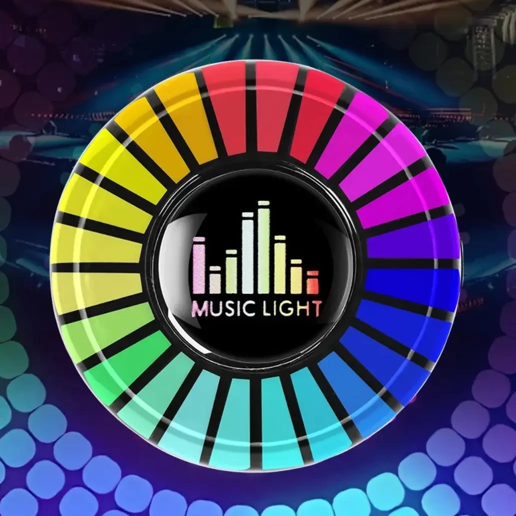 Автомобільний ароматизатор з LED-підсвіткою Music Light
