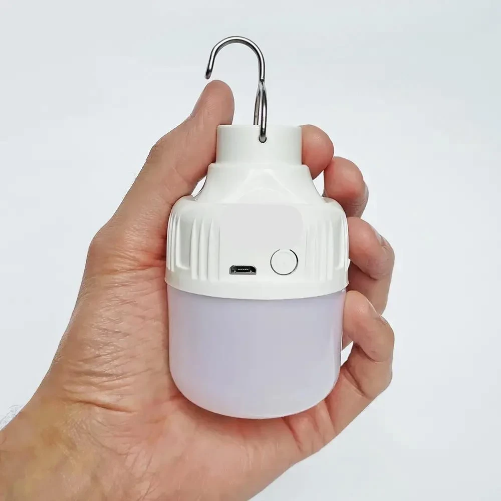 Лампа для кемпинга на крючке аккумуляторная с зарядкой Micro USB Solar BL HY-701 5W