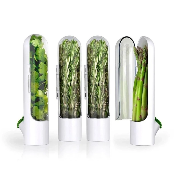 Контейнер органайзер для хранения зелени 25*9,5 см в холодильник HERB SAVER HZ-11 для овощей