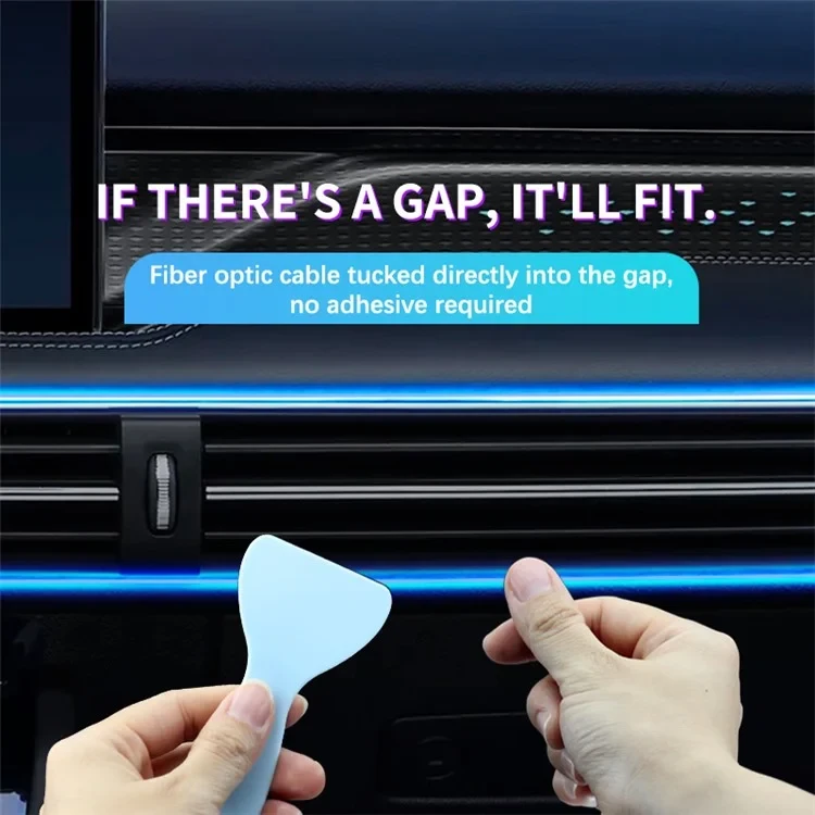 Підсвітка салону Ambient light Rgb, світлодіодна стрічка торпеди USB Bluetooth багатобарвна