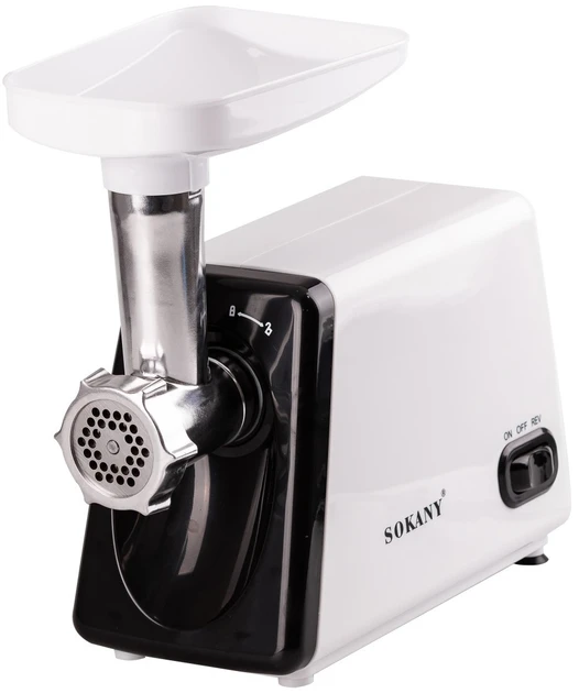 Мясорубка Sokany SK-312 профессиональная многофункциональная электрическая мощная 2400 Вт