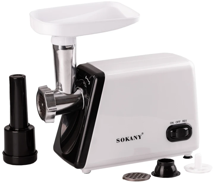 Мясорубка Sokany SK-312 профессиональная многофункциональная электрическая мощная 2400 Вт