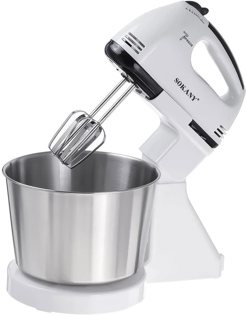 Миксер стационарный Sokany SK-6620 Stand Mixer 250W