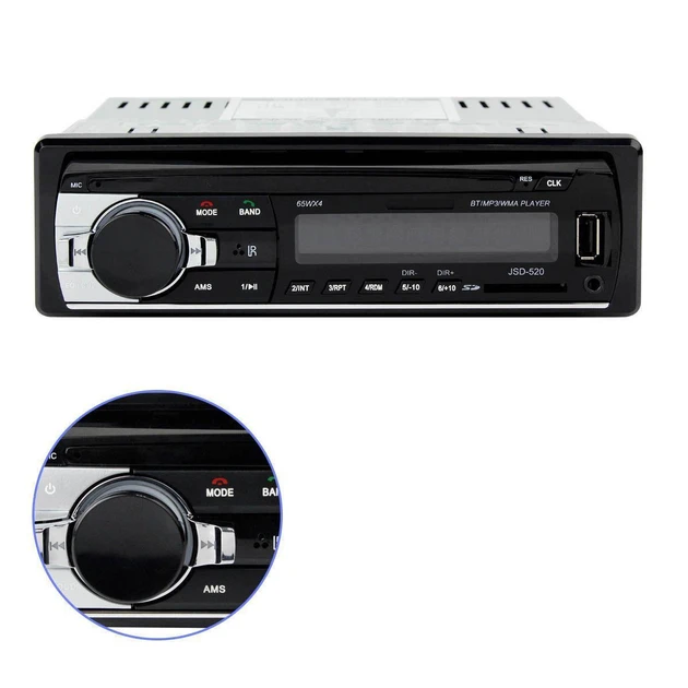 Мощная Автомагнитола с чистым звуком JSD-520BT С USB И BLUETOOTH.