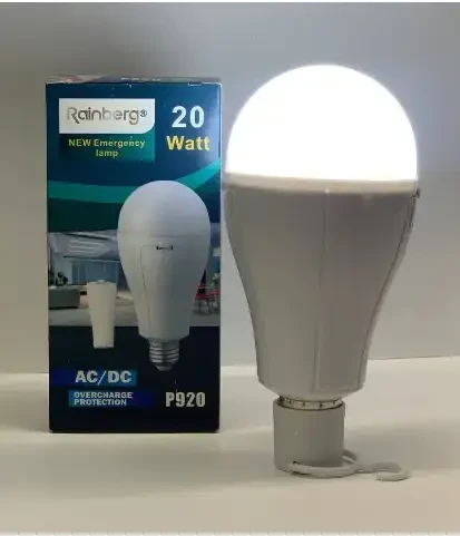 Энергосберегающая лампа 20w с 2 сменными аккумуляторами и зарядкой 18650, Rainberg P920