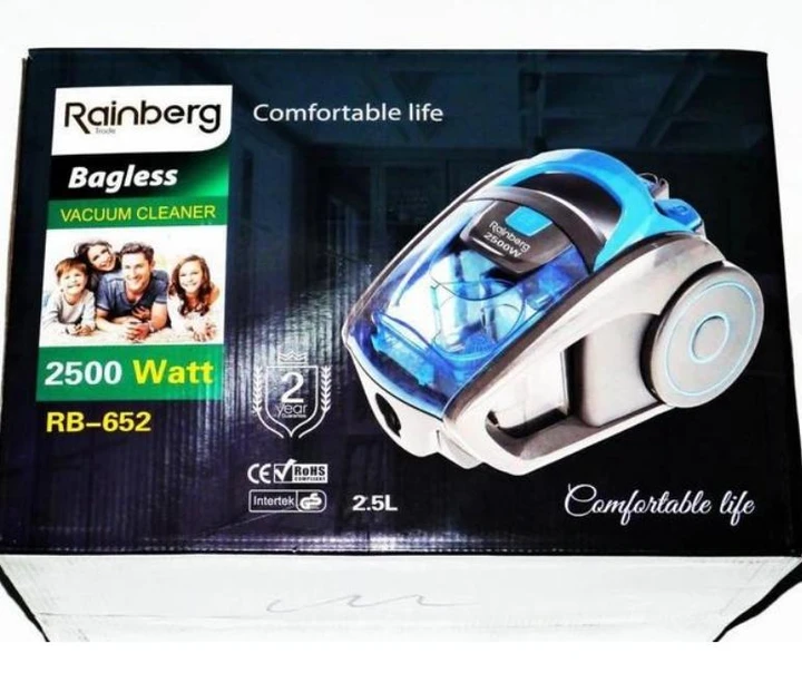 Пилосос без мішка Rainberg RB-652TB 3700W 2,5L Blue + ТУРБОЩЕТКА