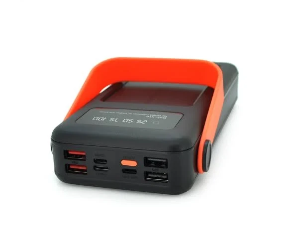 Power bank YM-635 400000mAh Solar Індикатор рівня заряду, для заряджання телефона з вбудованими кабелями