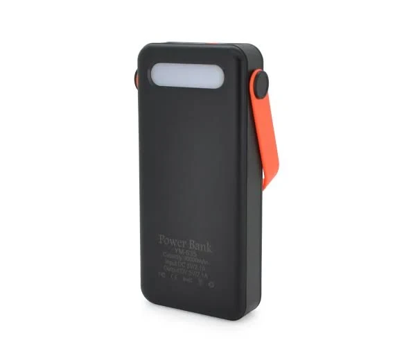 Power bank YM-635 400000mAh Solar Індикатор рівня заряду, для заряджання телефона з вбудованими кабелями
