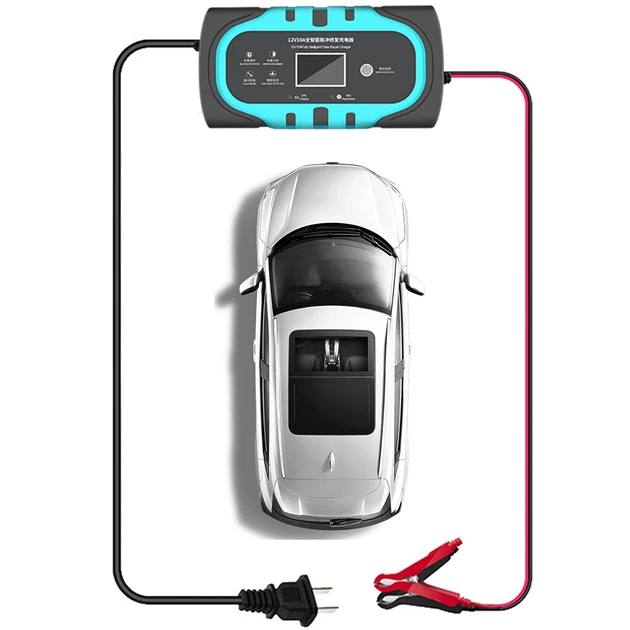 Зарядное устройство AC/DC для заряда аккумулятора до 100А автомобиля 12V/10A
