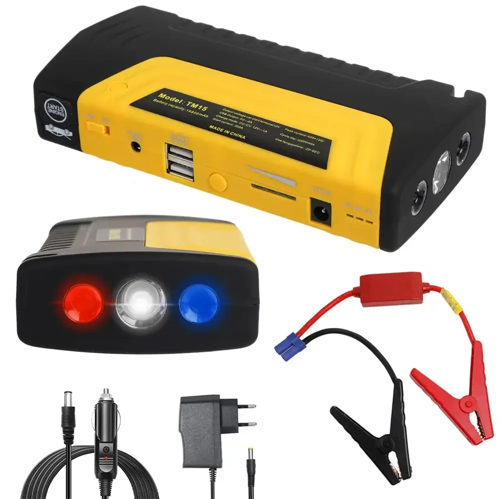 Пусковий пристрій для автомобіля 50800 мА·год, JUMPSTARTER TM15 / Автомобільний пускозарядний пристрій