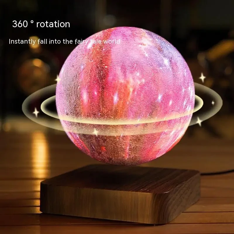 Настольный магнитный 3D светильник-ночник 14 см с сенсорным управлением Magnetic Moon Lightt Model 1