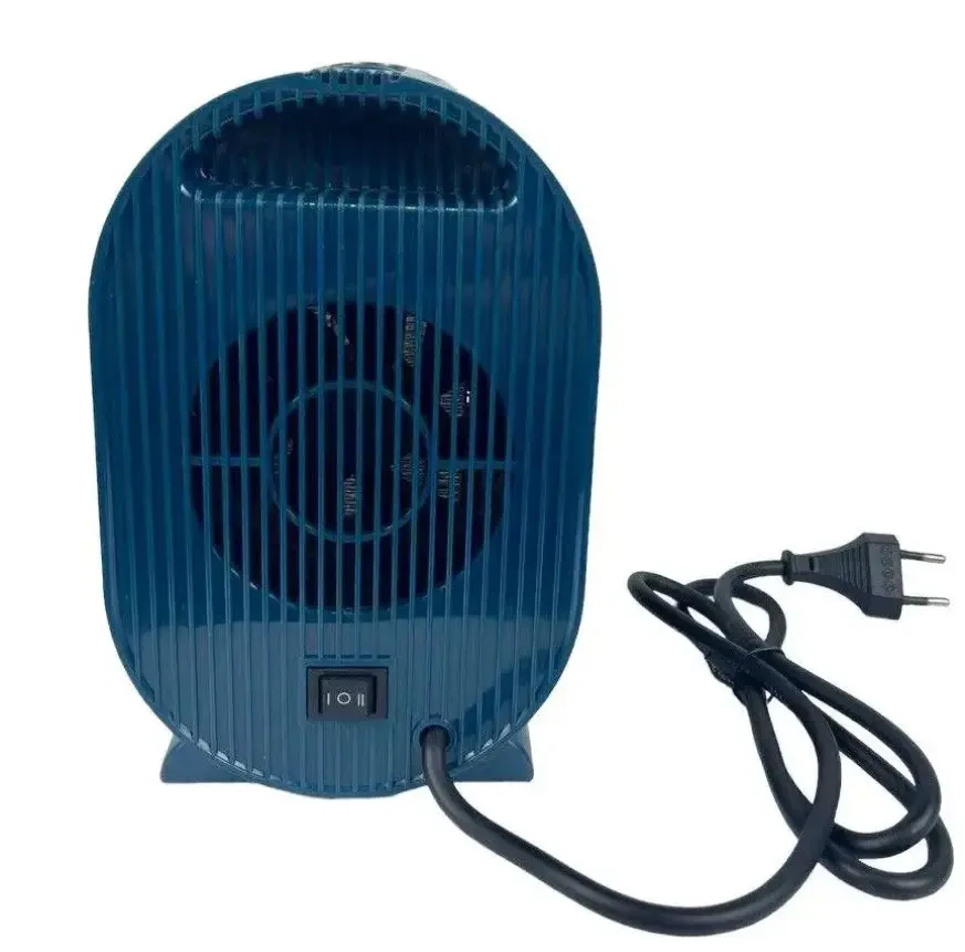 Керамічний нагрівач настільний енергоощадний 1200W Портативний нагрівач 2 рівні потужності Синій