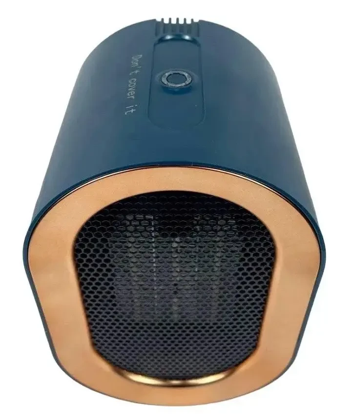 Керамічний нагрівач настільний енергоощадний 1200W Портативний нагрівач 2 рівні потужності Синій