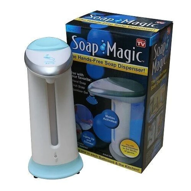 Сенсорний дозатор Soap Magic рідкого мила автоматична мильниця з дозатором 380 мл