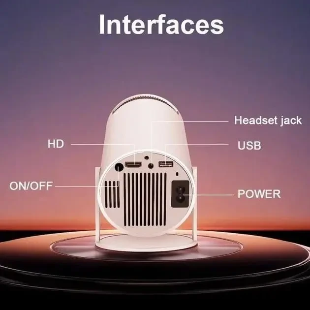 Мультимедийный портативный мини-проектор Magcubic HY300 Android 12 С поддержкой Wi-Fi Bluetooth 4K UHD