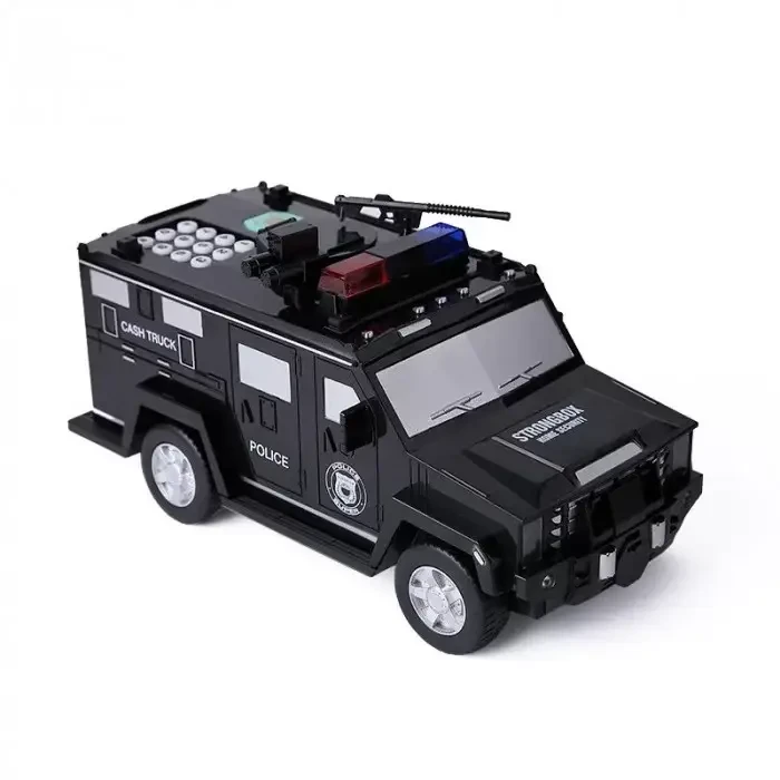 Електронна скарбничка-сейф Машина поліції Hummer CASH TRUCK 143 з кодовим замком