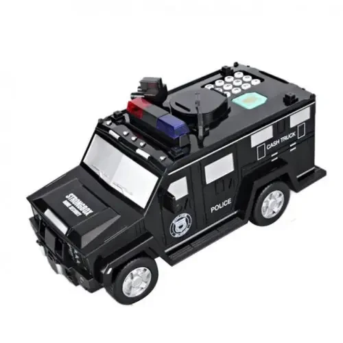 Електронна скарбничка-сейф Машина поліції Hummer CASH TRUCK 143 з кодовим замком