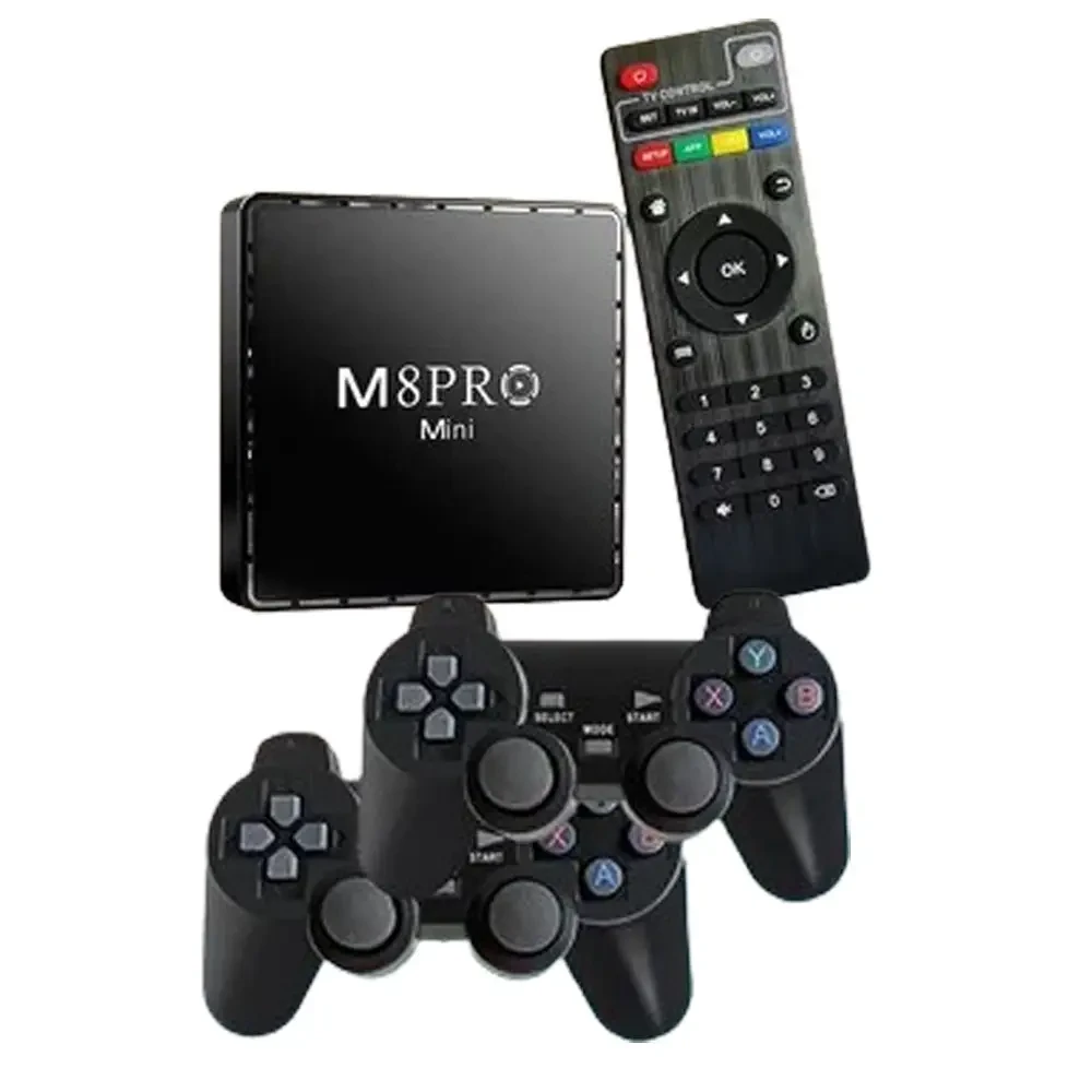 Игровая консоль M8 Рro Android Wireless Ретро приставка на 10000 игр