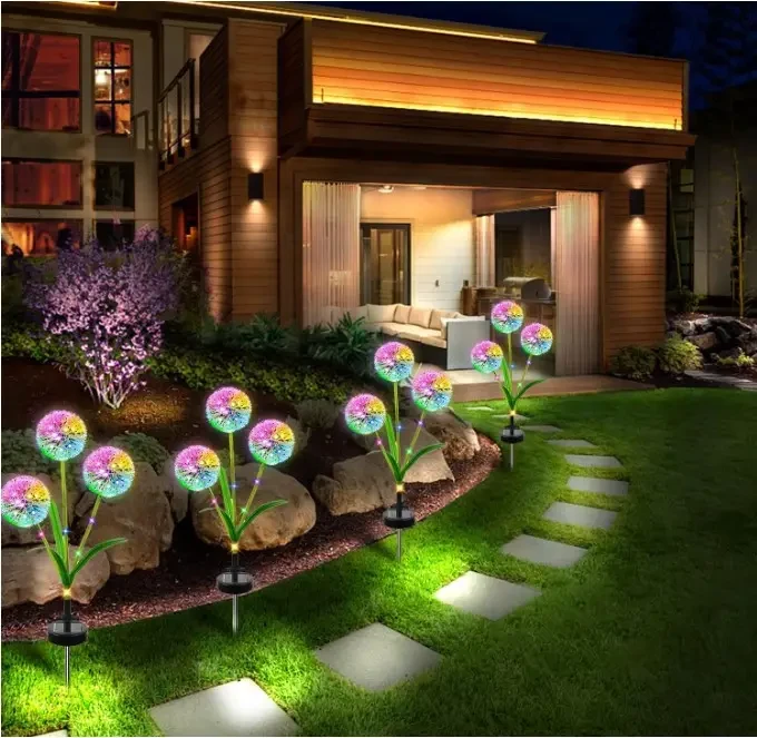 Садовый фонарь на солнечной батарее Одуванчики Dandelion Garden Lights