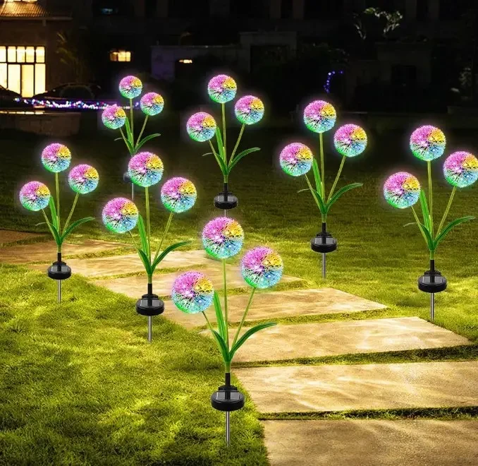 Садовый фонарь на солнечной батарее Одуванчики Dandelion Garden Lights