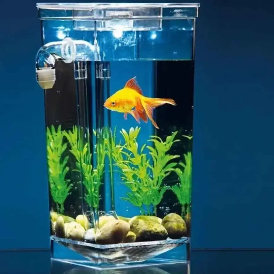 Аквариум для рыбок с системой самоочистки и светодиодной подсветкой fish tank HA-149