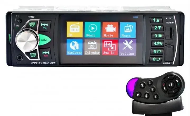Автомагнитола с HD дисплеем 4.1" на Android MP5 4022D Магнитола для авто с дисплеем