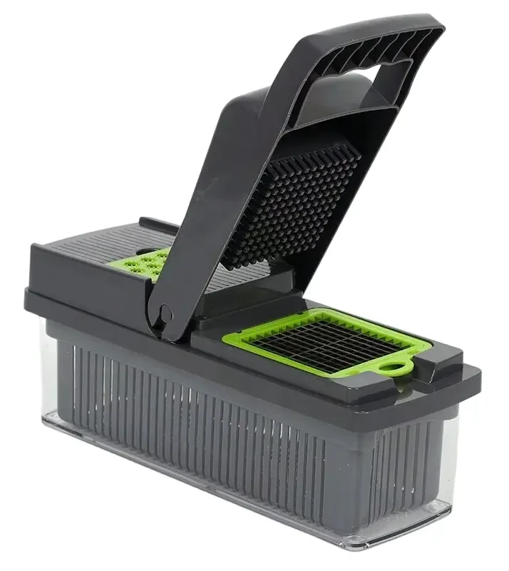 Многофункциональная овощерезка с сменными насадками 14в1 Vegetable Salad Cutter Терка для овощей с контейнером