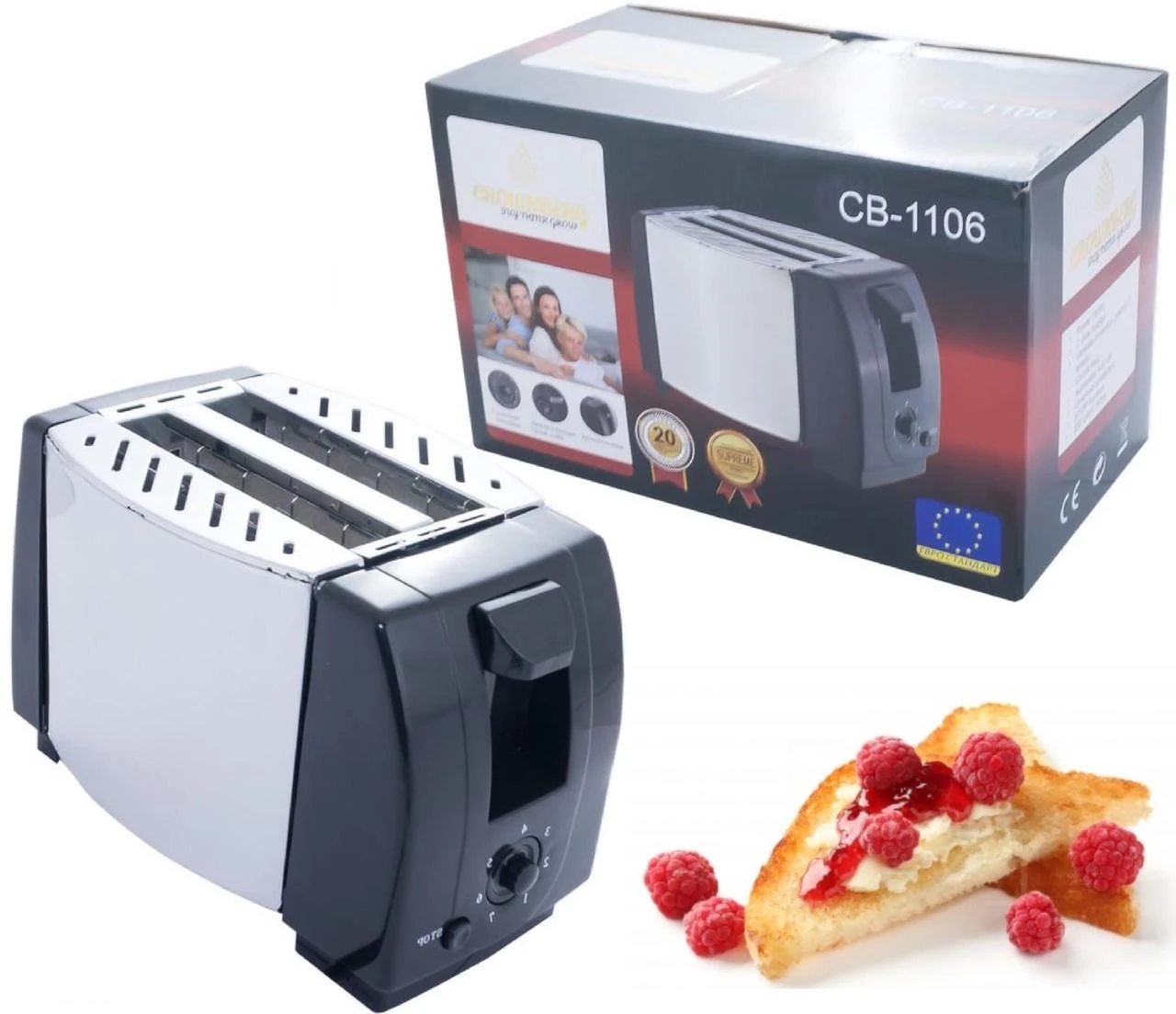 Тостер Crownberg CB 1106 750 Вт