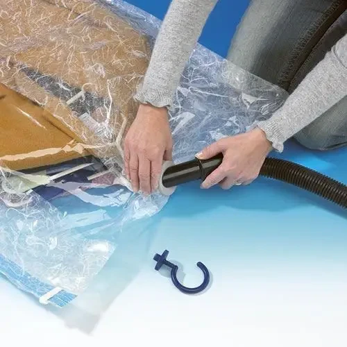 Вакуумний пакет Vacuum Bag для зберігання одягу 80x110 см Прозорі