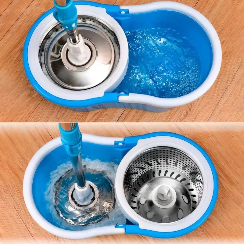 Універсальна швабра з відтискачем-центрифугою та відром Easy Mop "Кругла Швабра"
