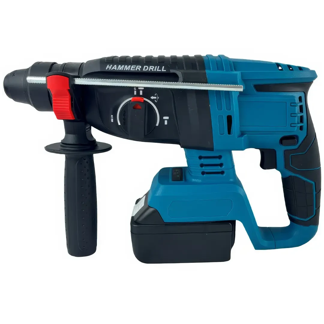 Дрель-перфоратор с 2 аккумуляторами 48V в пластиковом кейсе Hammer Drill Аккумуляторная друль-перфоратор