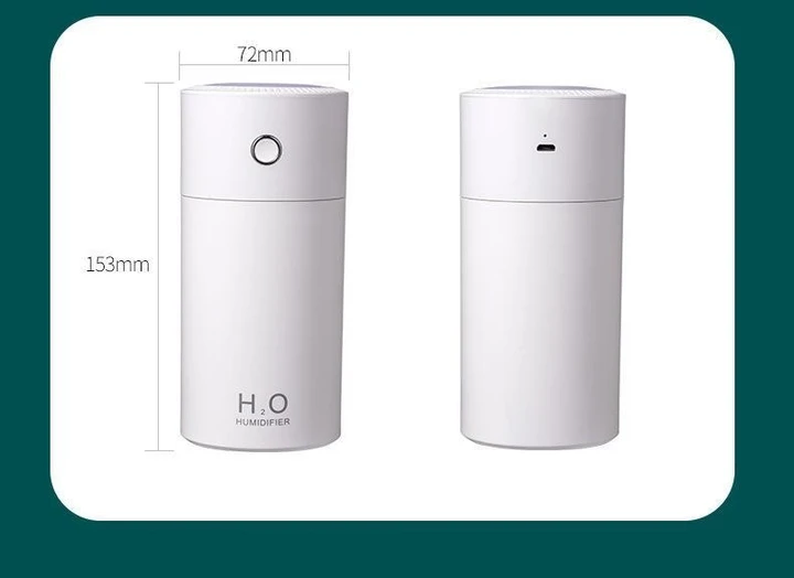 Зволожувач повітря з підсвіткою H2O Colorful HUMIDIFIER білий, USB