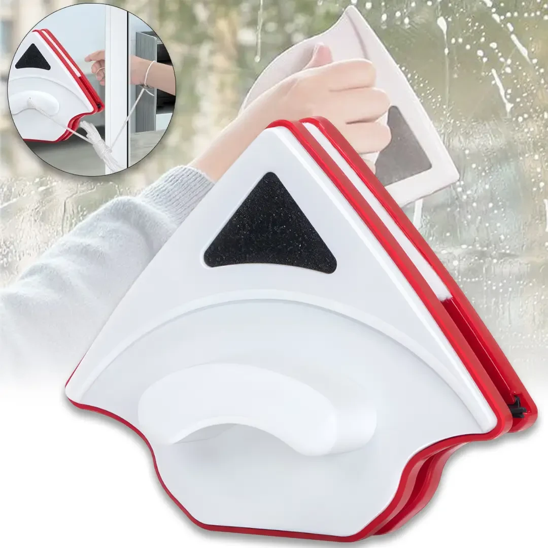 Двостороння магнітна щітка для миття скла та вікон 3-8 мм Double Faced Glass Cleaner