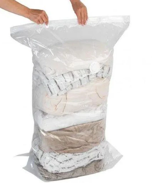 Вакуумний пакет 1 штук для одягу та речей зберігання VACUM BAG Sanasia 70х100 см