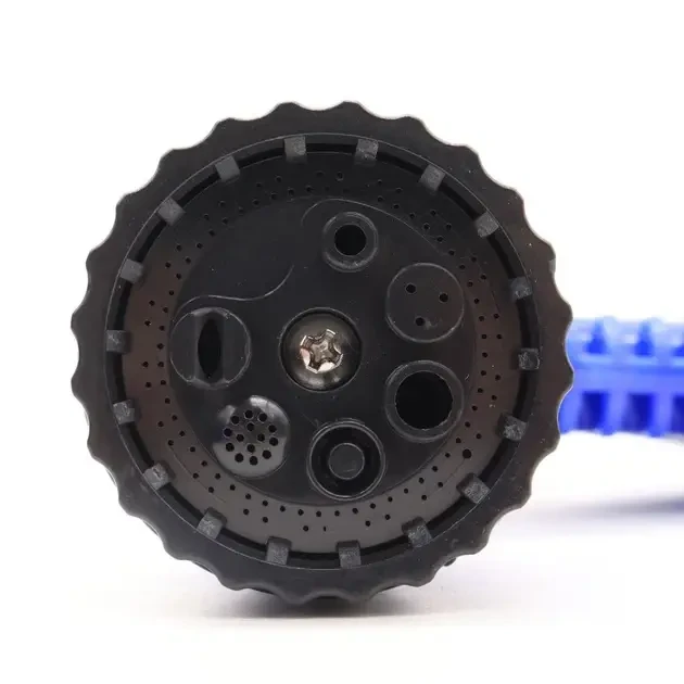 Шланг садовий 120 м для поливу з розпилювачем 7 режимів роботи V-HOSE PRO Синій