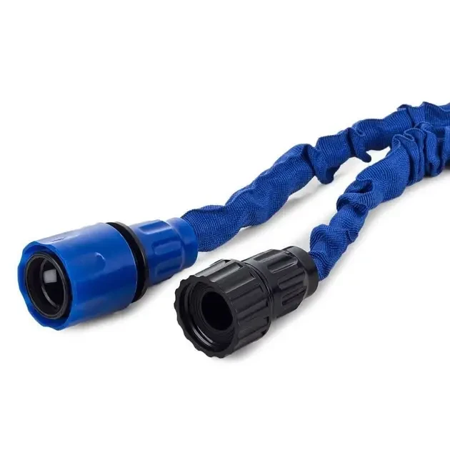 Шланг садовий 120 м для поливу з розпилювачем 7 режимів роботи V-HOSE PRO Синій