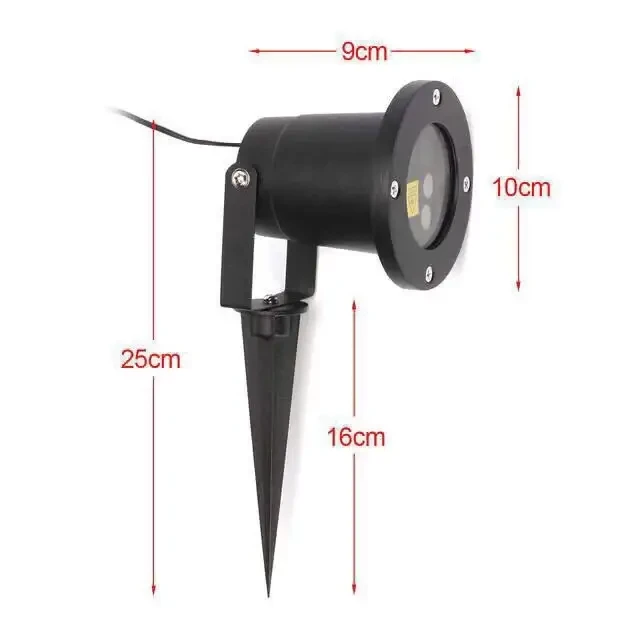 Вуличний лазерний проєктор Outdoor Laser Light з металевого водонепроникного корпусу